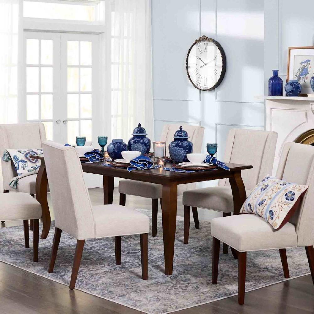 At Home Kessler Wingback Dining Chair Natural