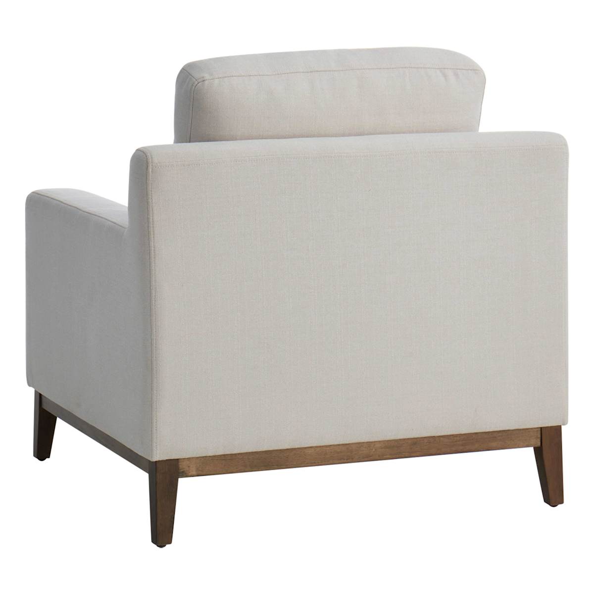 At Home Knox Upholstered Wooden Accent Chair White