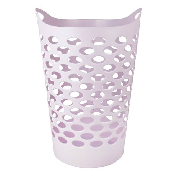 at home Lavender Flexible Laundry Hamper 60l