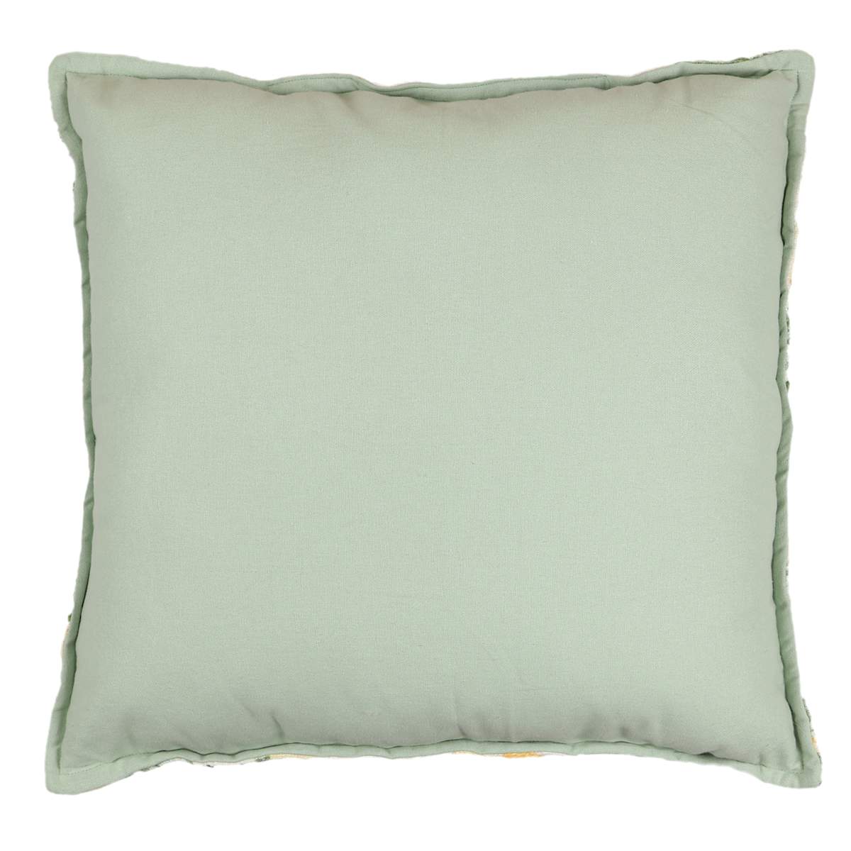 At Home Lemon Embroidered Throw Pillow 18"