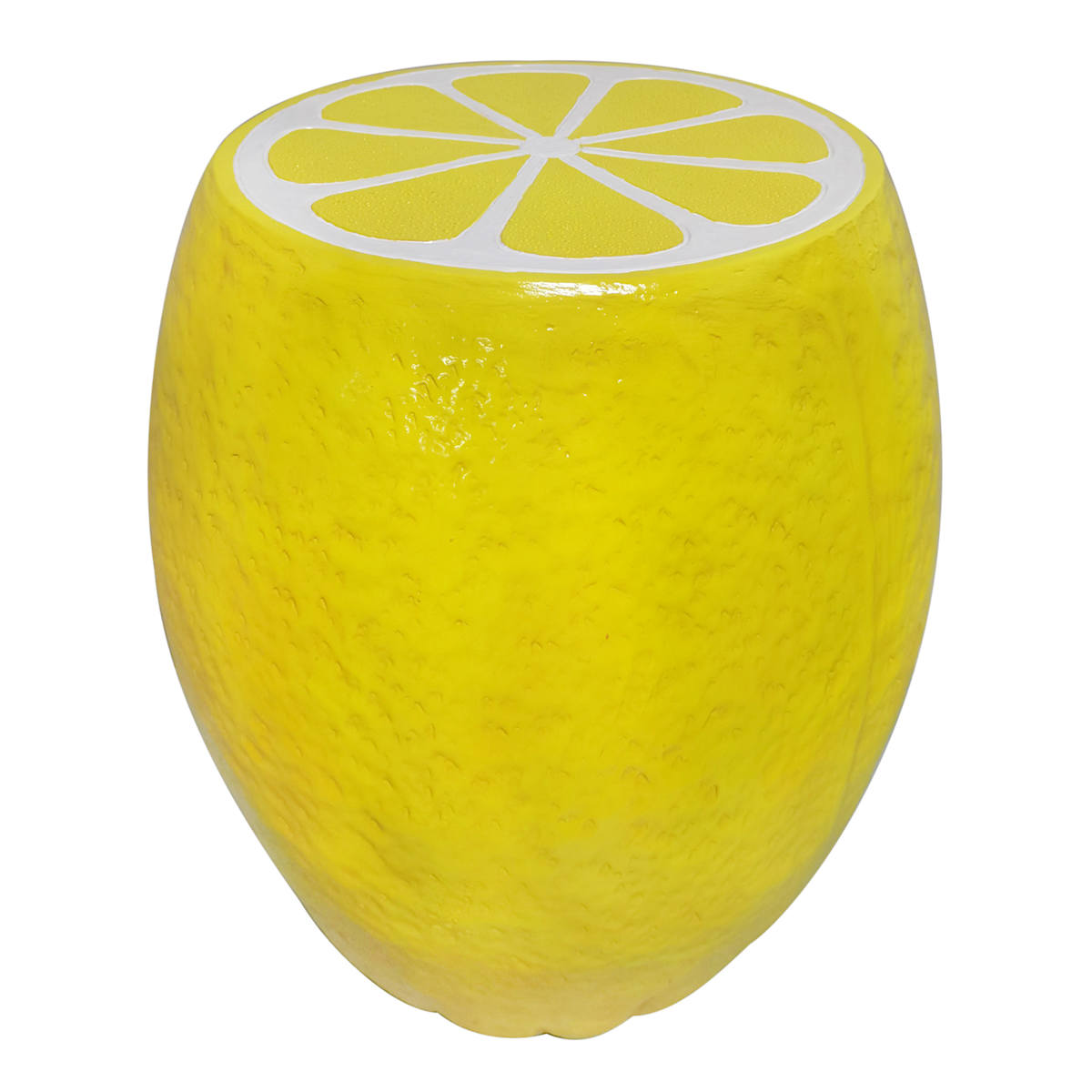 At Home Lemon Outdoor Garden Statue 18"
