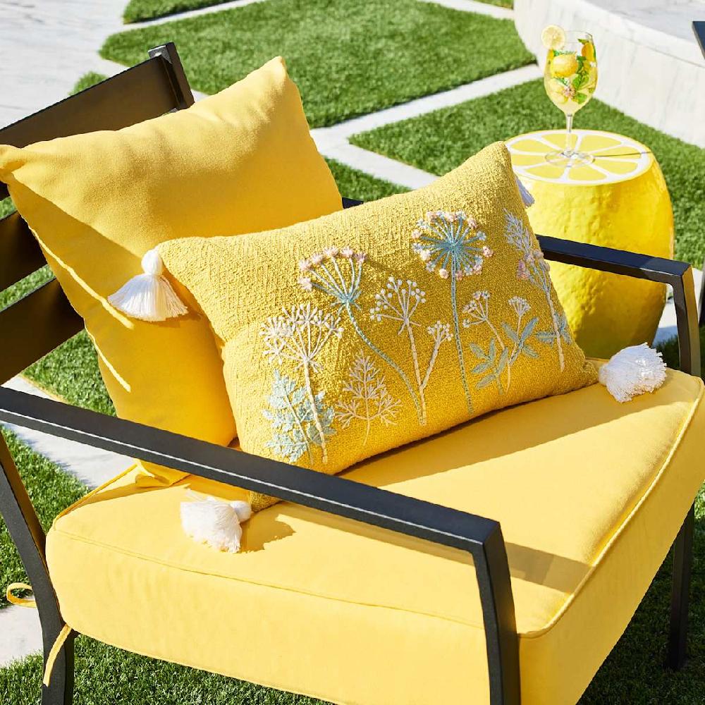 At Home Lemon Outdoor Garden Statue 18"