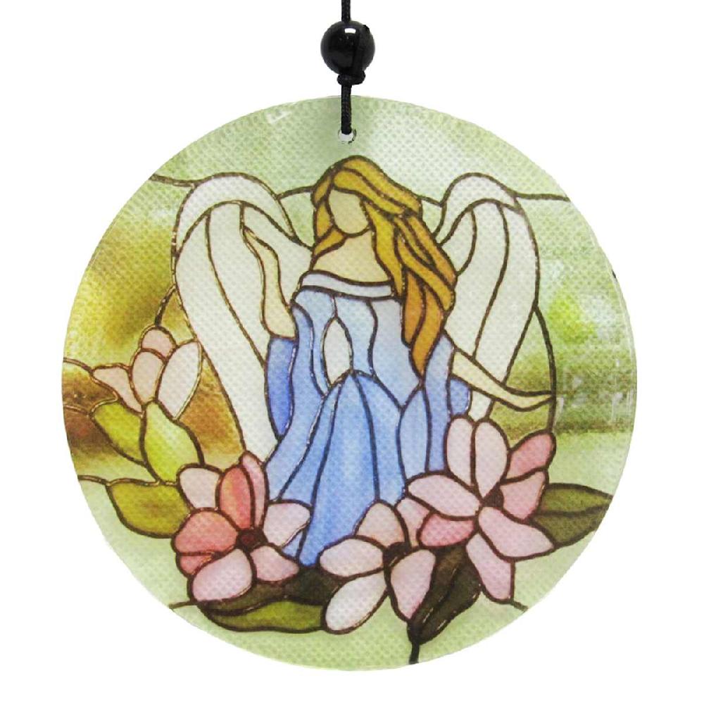 At Home Light Blue Metal Wind Chime 28"