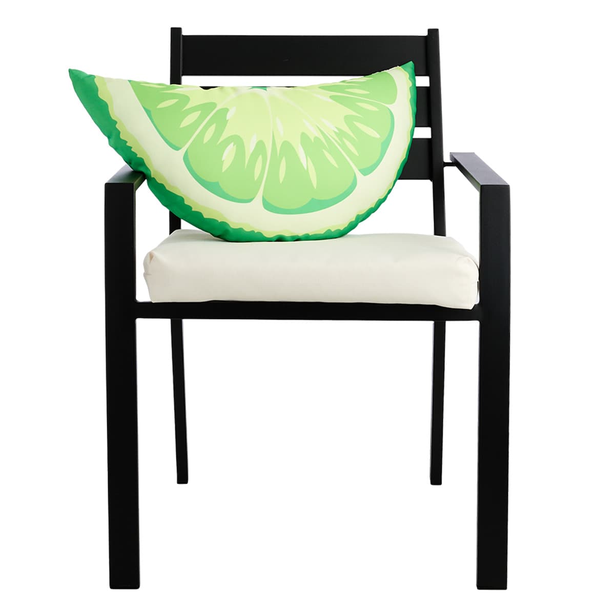 At Home Lime Slice Outdoor Throw Pillow 14x26