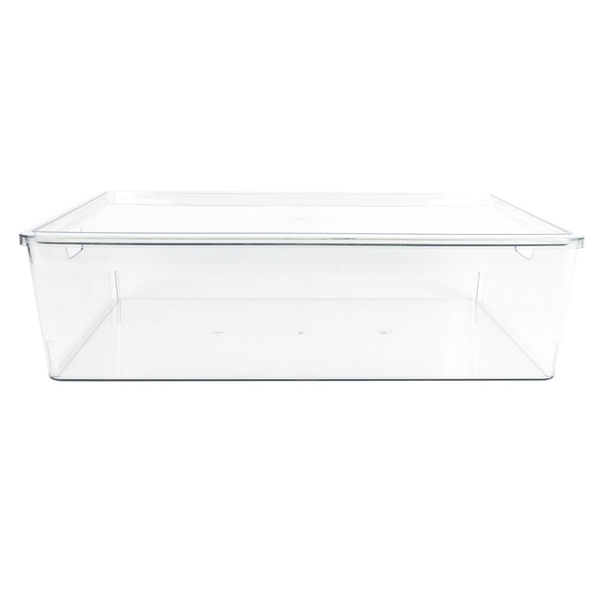 At Home Lisse Clear Bin With Lid 26l