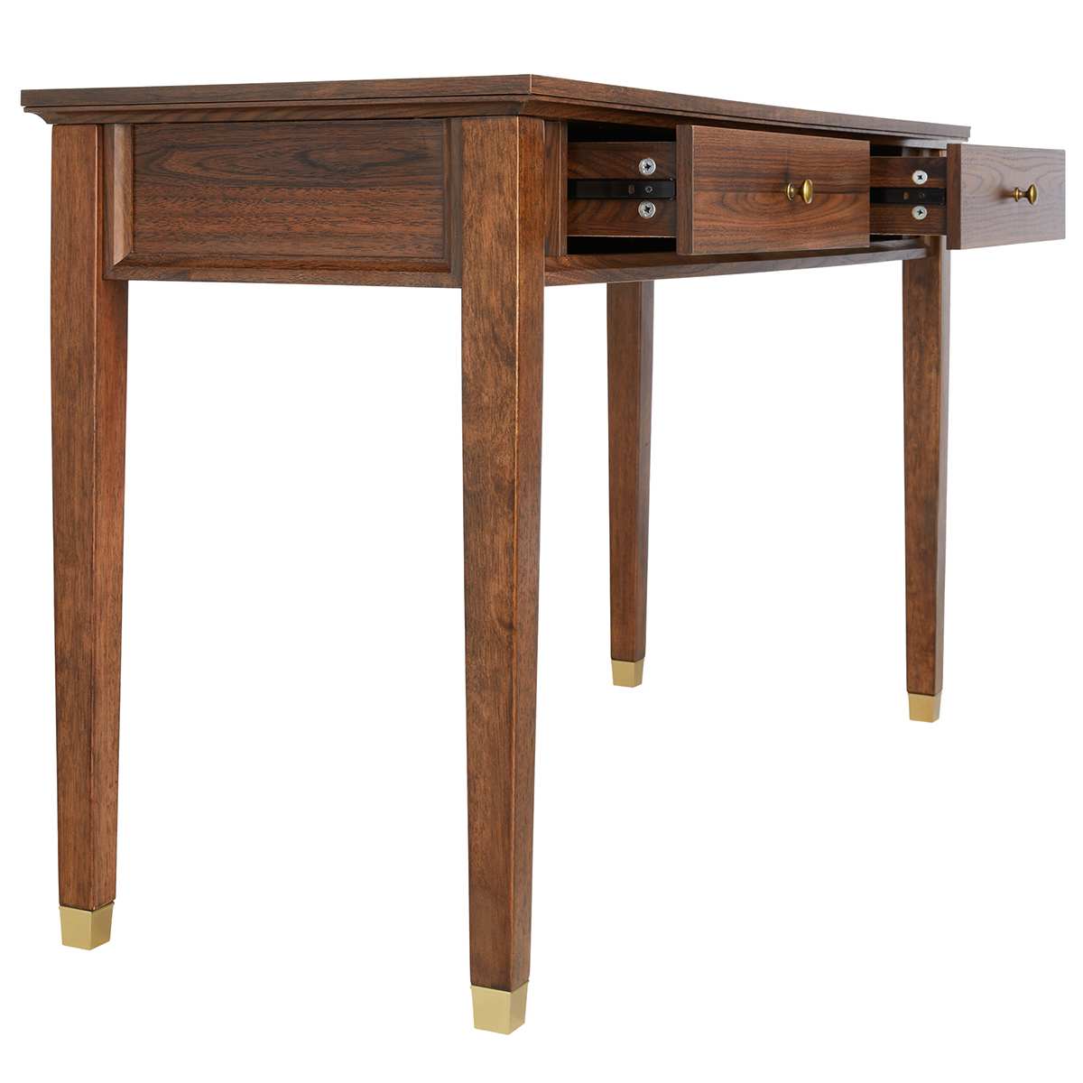 At Home Lorraine Desk Walnut Finish