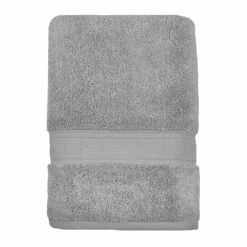 At Home Luxury Grey Bath Towel 30x56