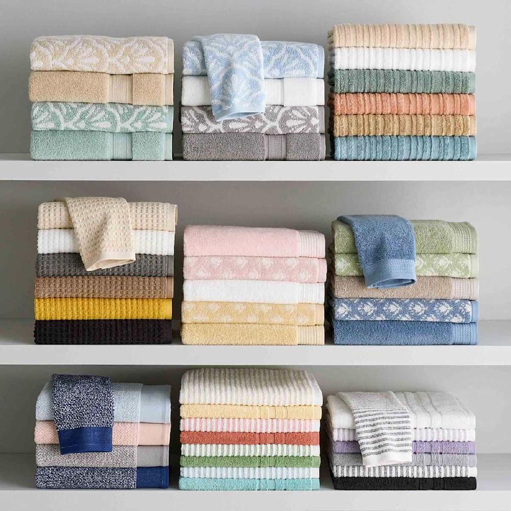 At Home Luxury Grey Bath Towel 30x56