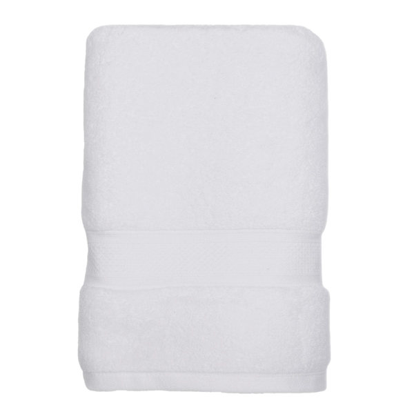 at home Luxury White Bath Towel 30x56