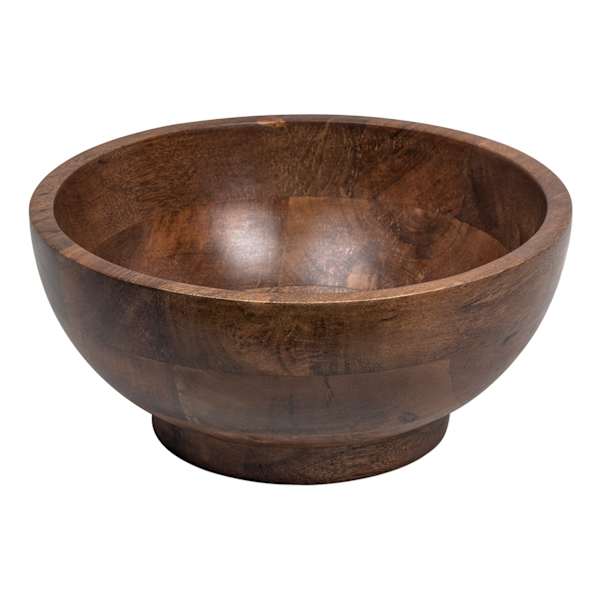 at home Mango Wood Decorative Bowl 10"