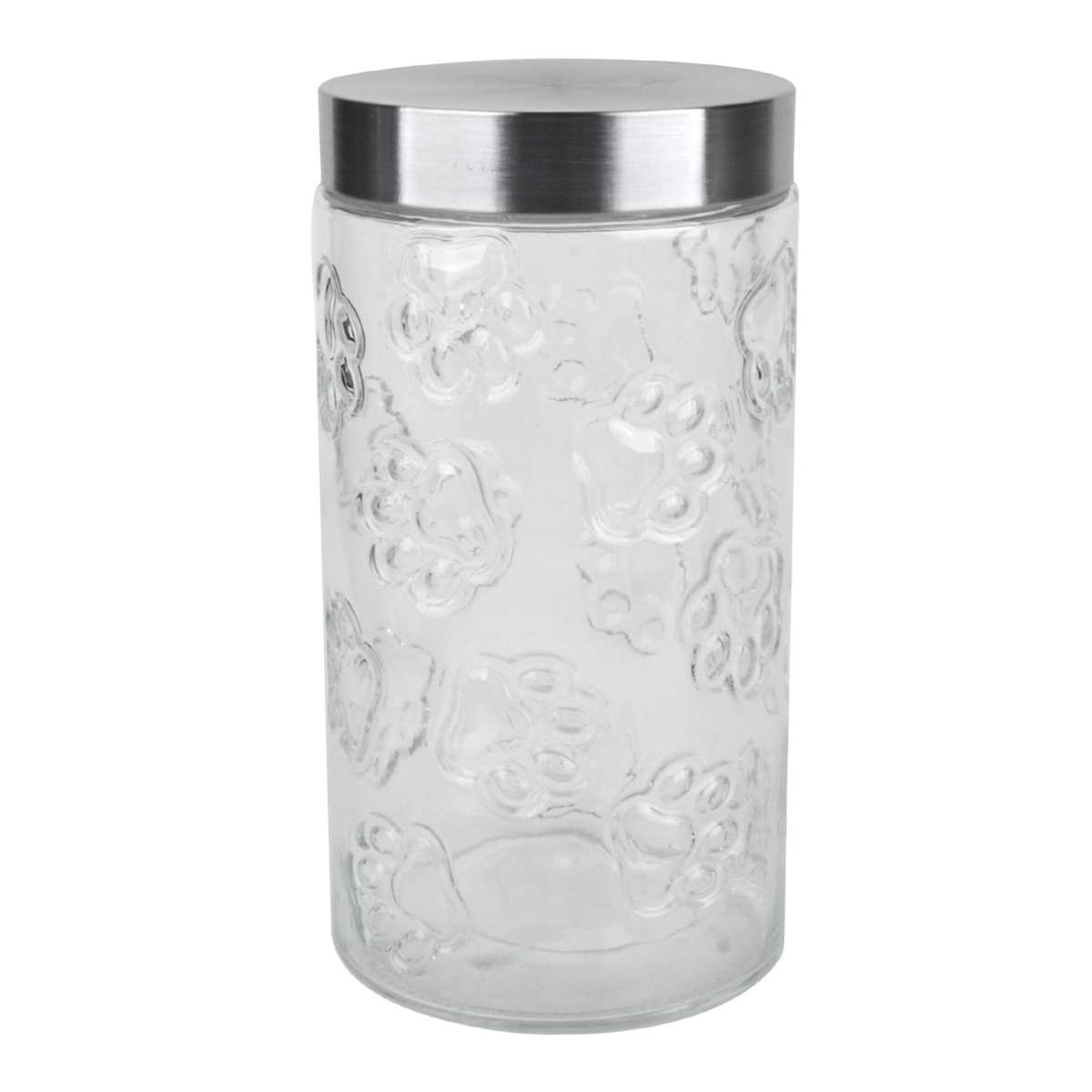 At Home Maxwell Clear Glass Pet Canister Large