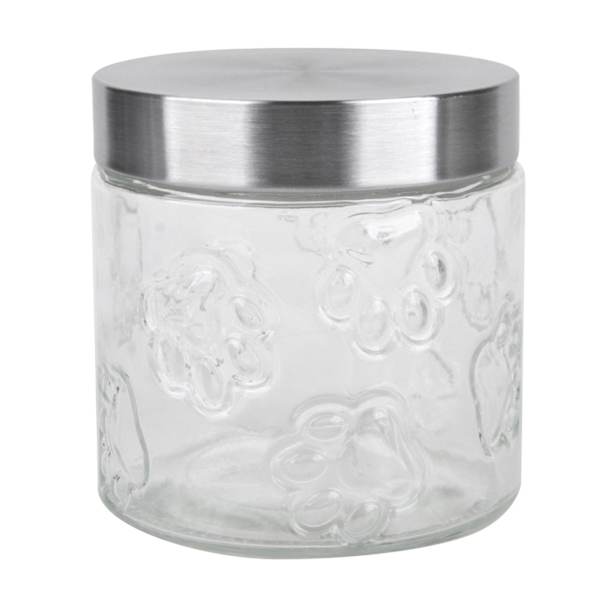 at home Maxwell Clear Glass Pet Canister Small