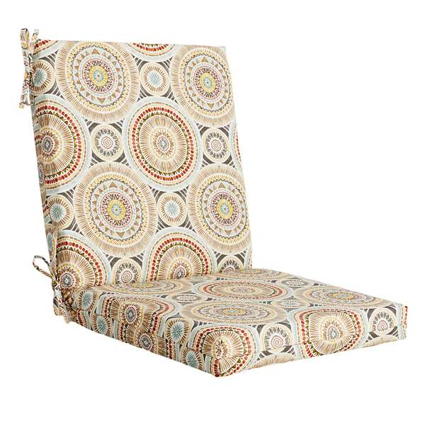 at home Medallion Sandstone Hinged Outdoor Cushion