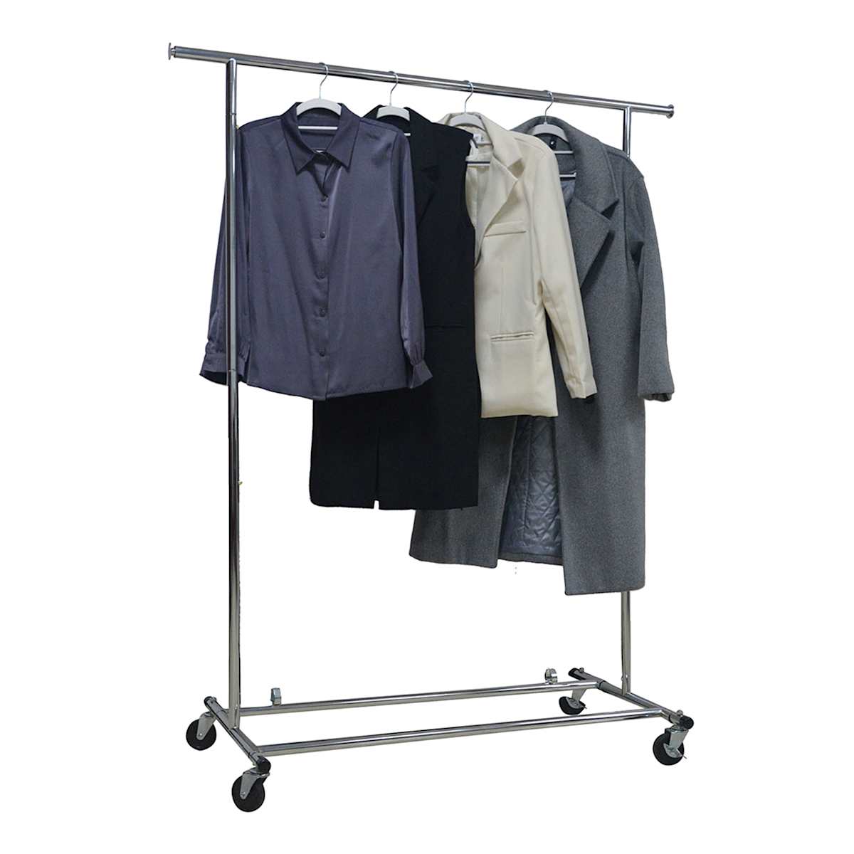 At Home Metal Collapsible Garment Rack