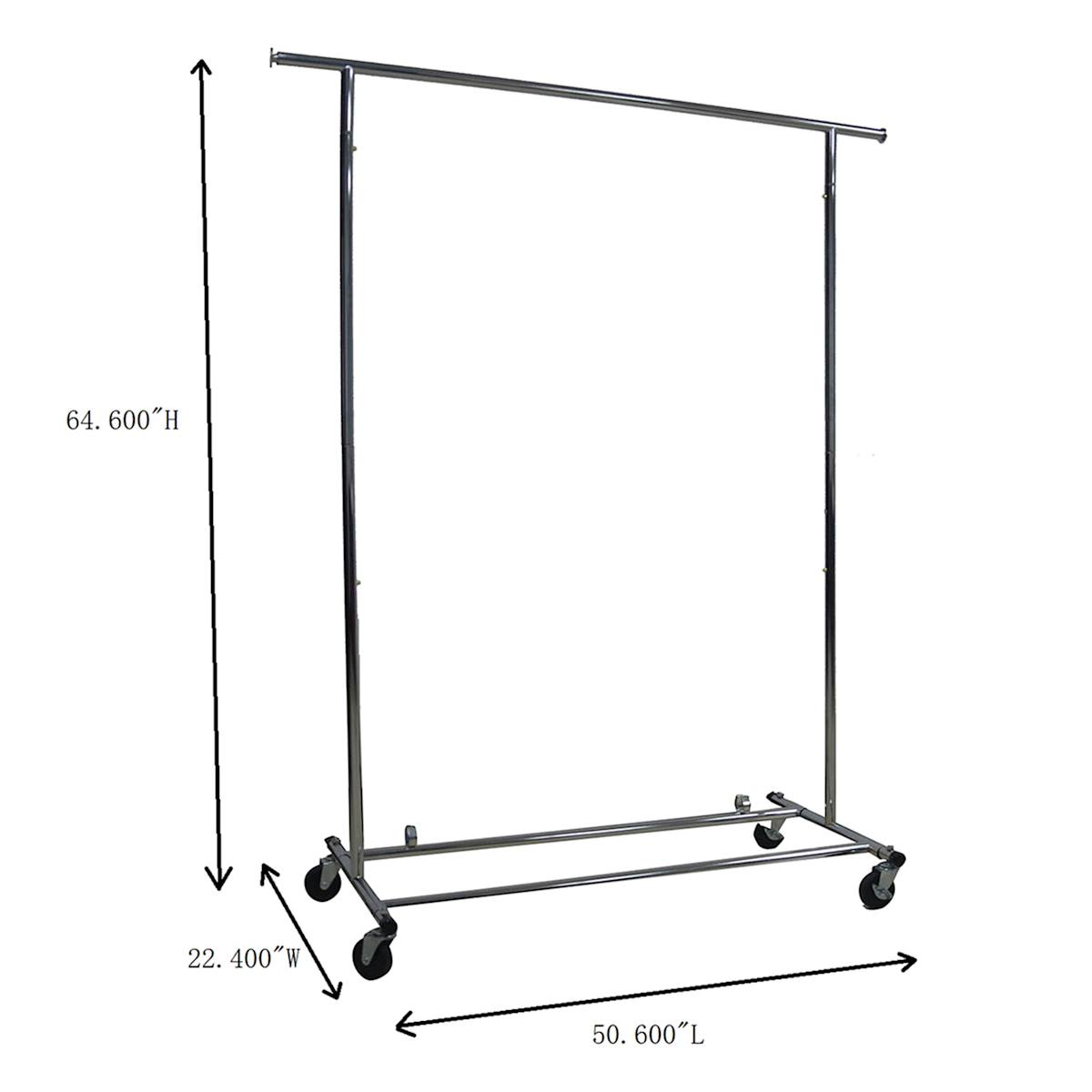 At Home Metal Collapsible Garment Rack