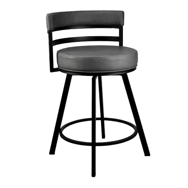 at home Milo Counter Stool Dark Grey
