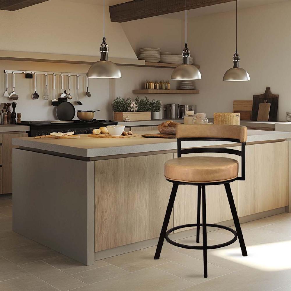 At Home Milo Counter Stool Tan