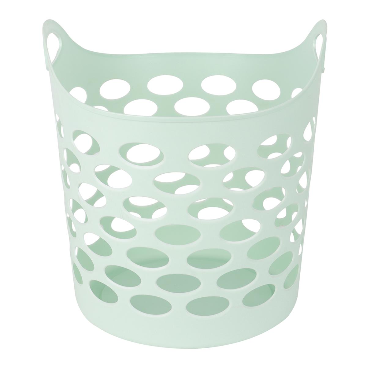 At Home Mint Flexible Laundry Hamper 30l