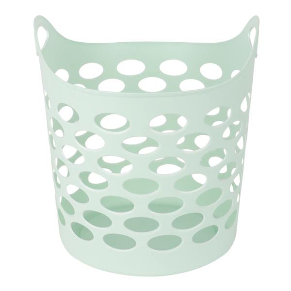 at home Mint Flexible Laundry Hamper 30l