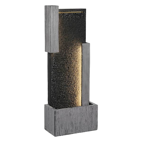 at home Modern Waterfall Outdoor Fountain 40"
