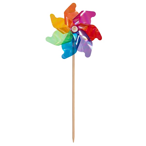 at home Multicolor Iridescent Whirligig 29"