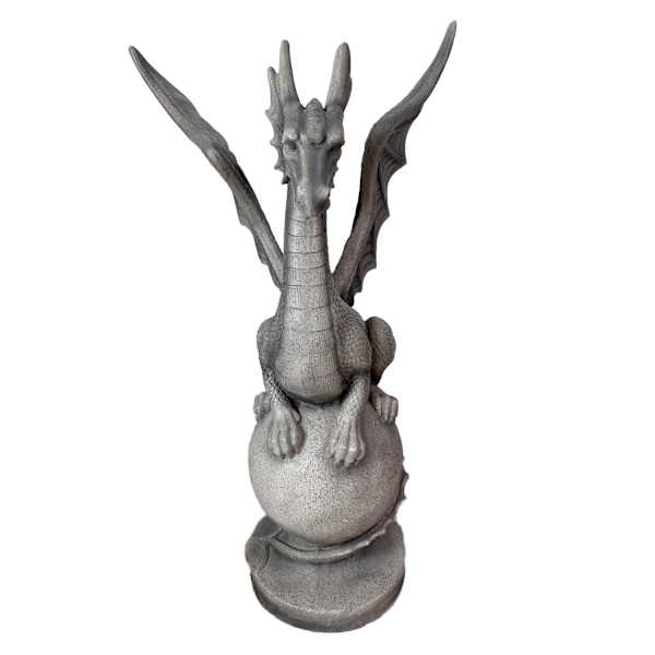 at home Mythical Dragon Outdoor Garden Statue 40"