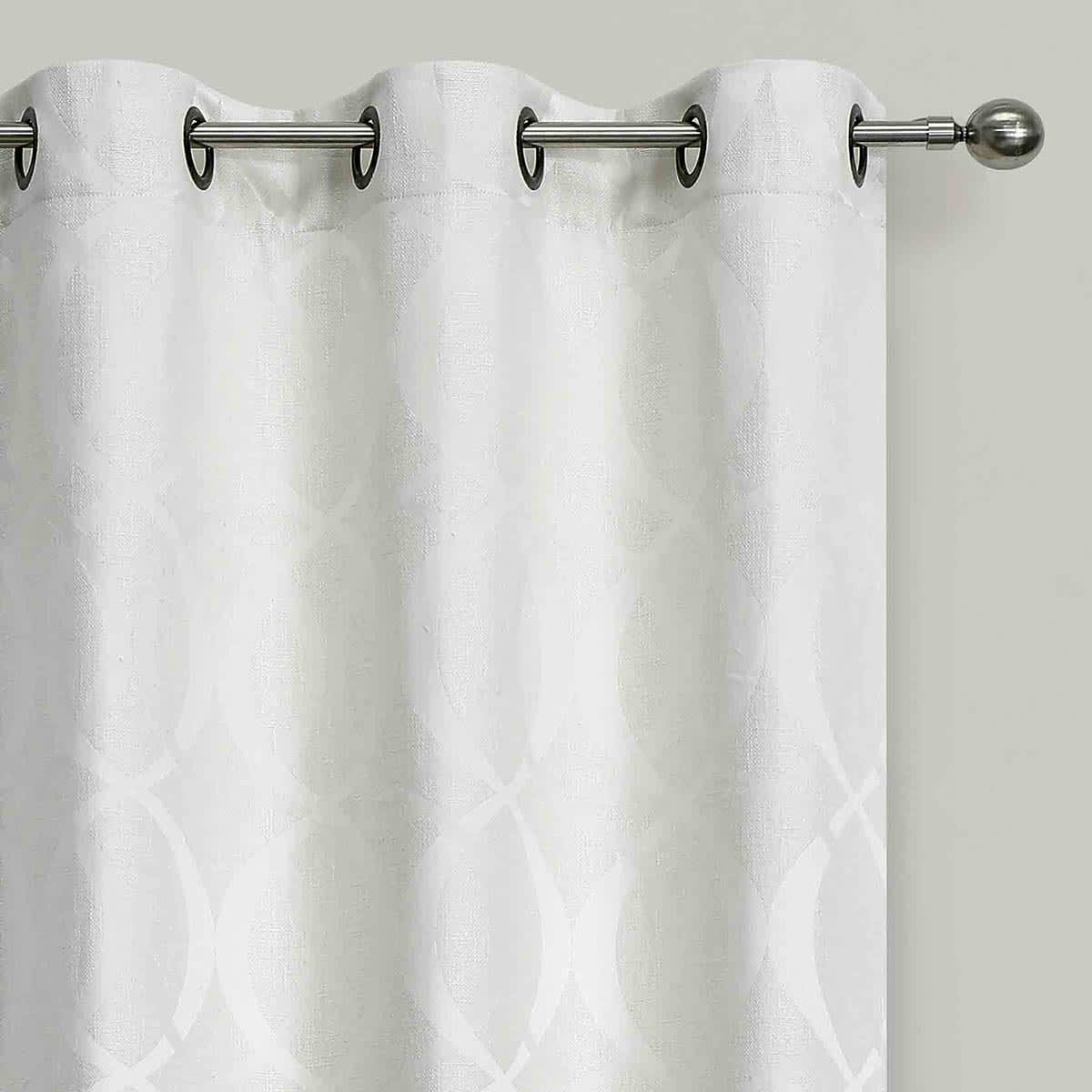 At Home Natural Blackout Grommet Curtain Panel 84"