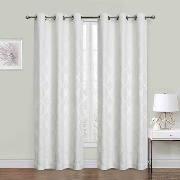 at home Natural Blackout Grommet Curtain Panel 84"