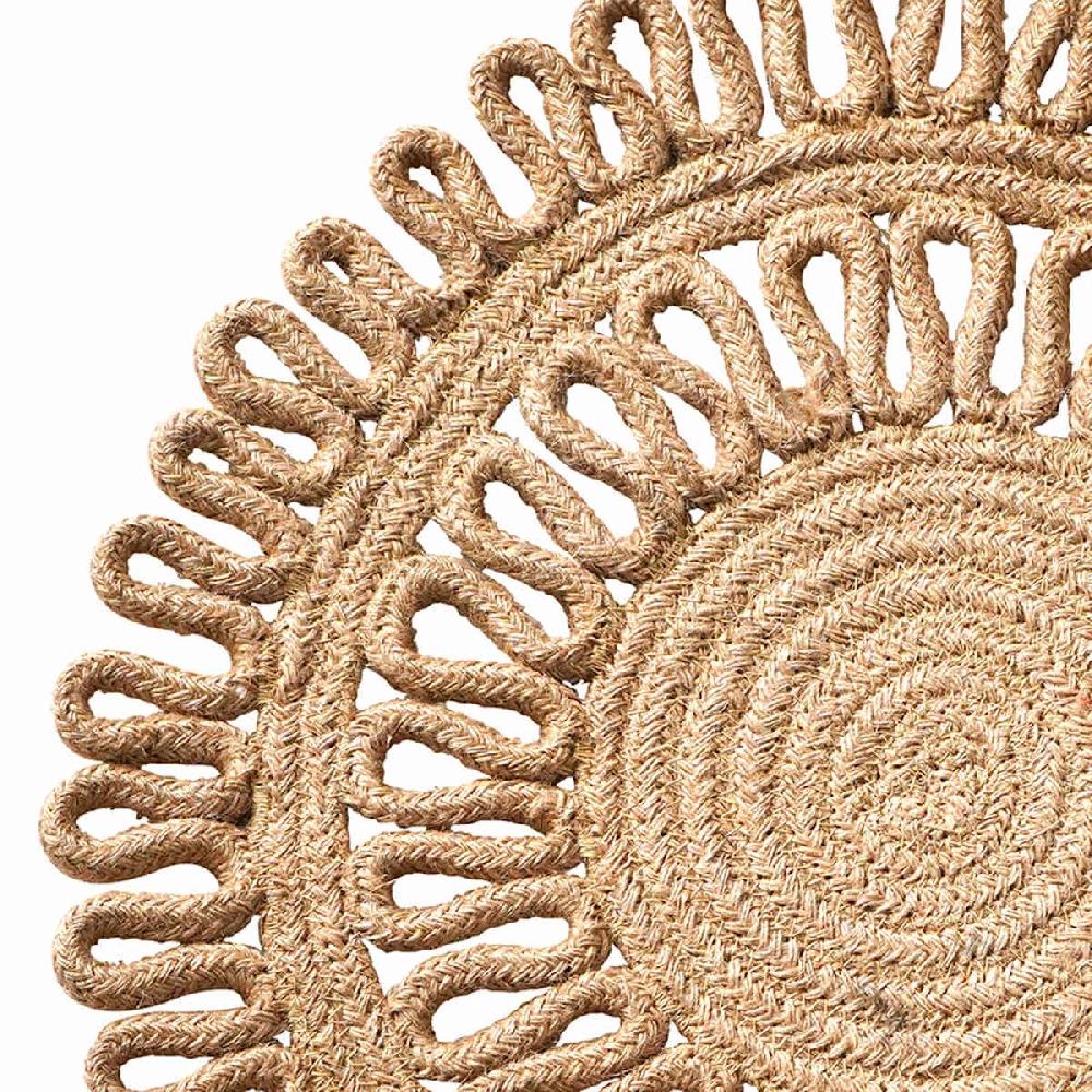 At Home Natural Jute Round Placemat