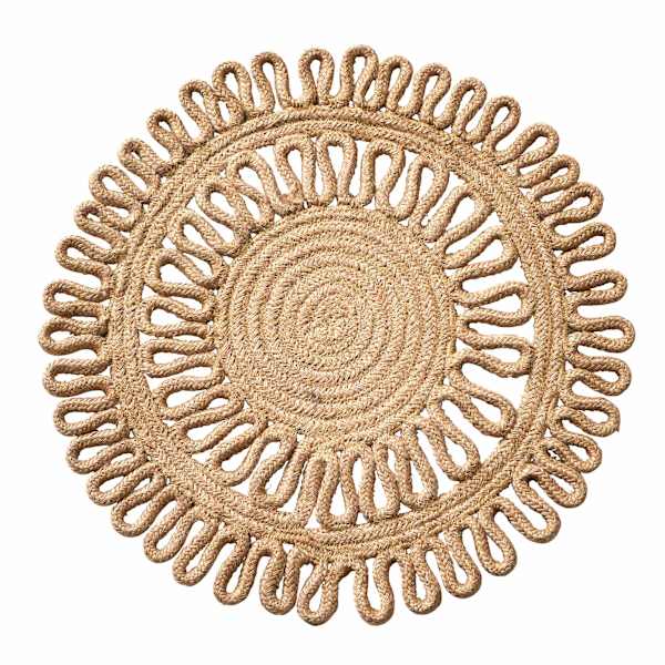at home Natural Jute Round Placemat