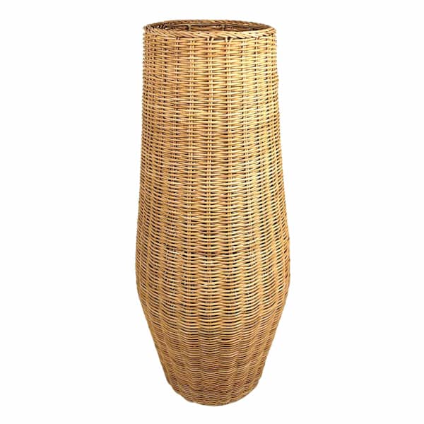 at home Natural Rattan Vase 23.5"