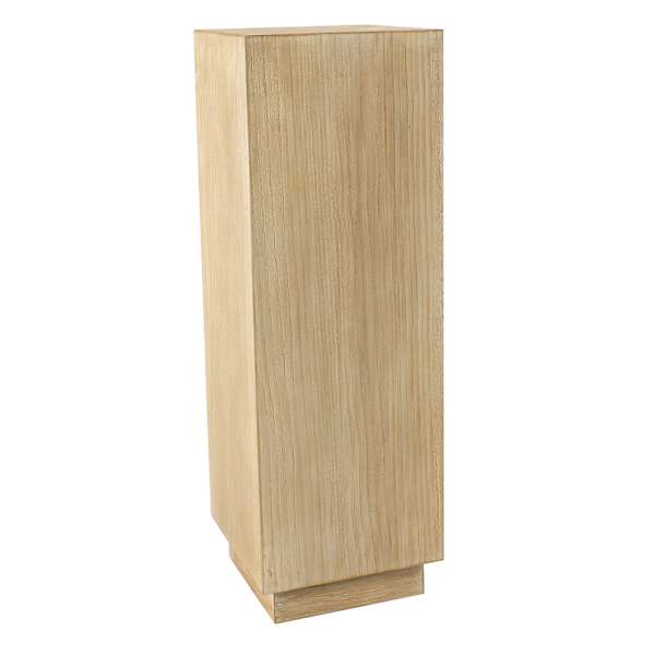 at home Natural Wood Pedestal 30"