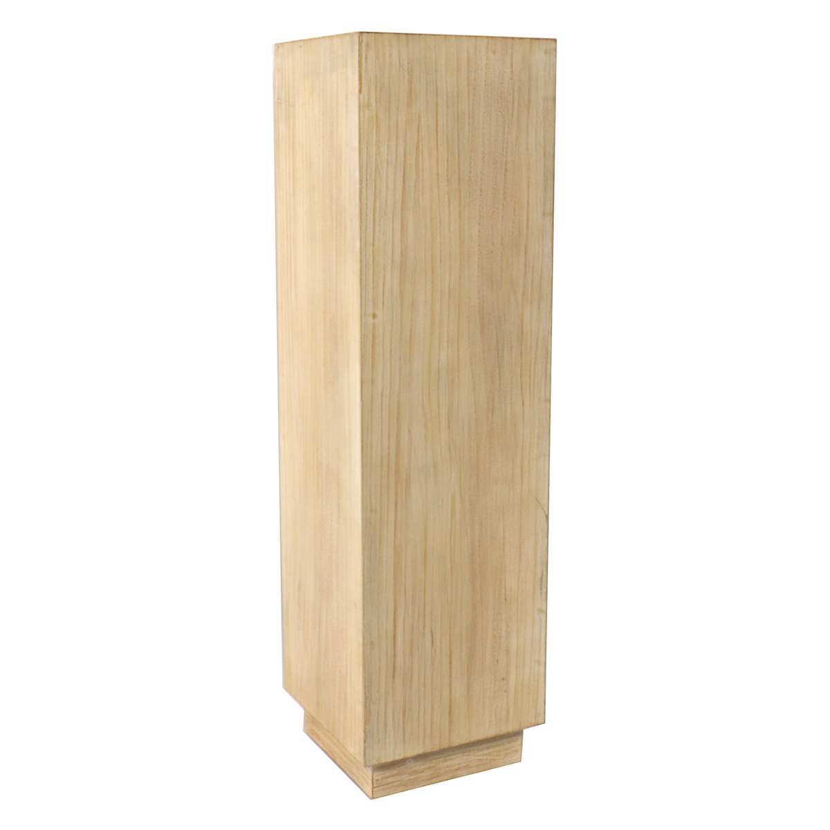 At Home Natural Wooden Pedestal 36"