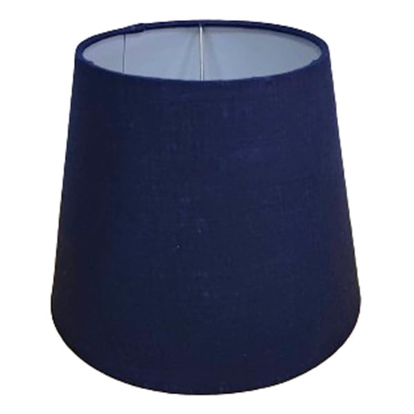 at home Navy Tapered Drum Shade 7x10x8