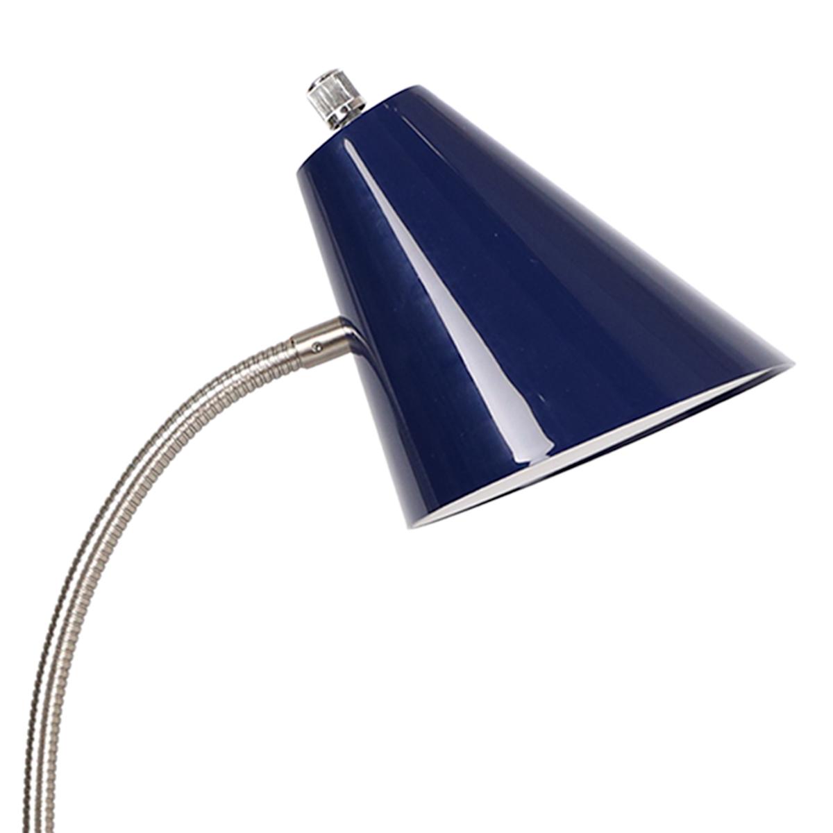 At Home Navy Task Organizer Lamp 16"