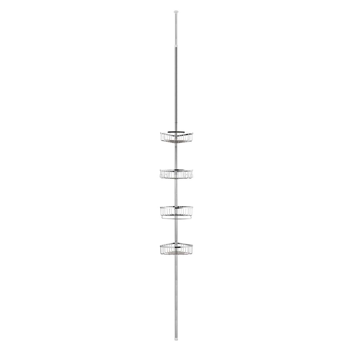 At Home Neil Chrome Shower Tension Caddy