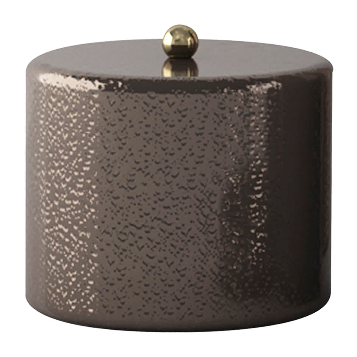 At Home Nico Bronze Textured Jar 5"