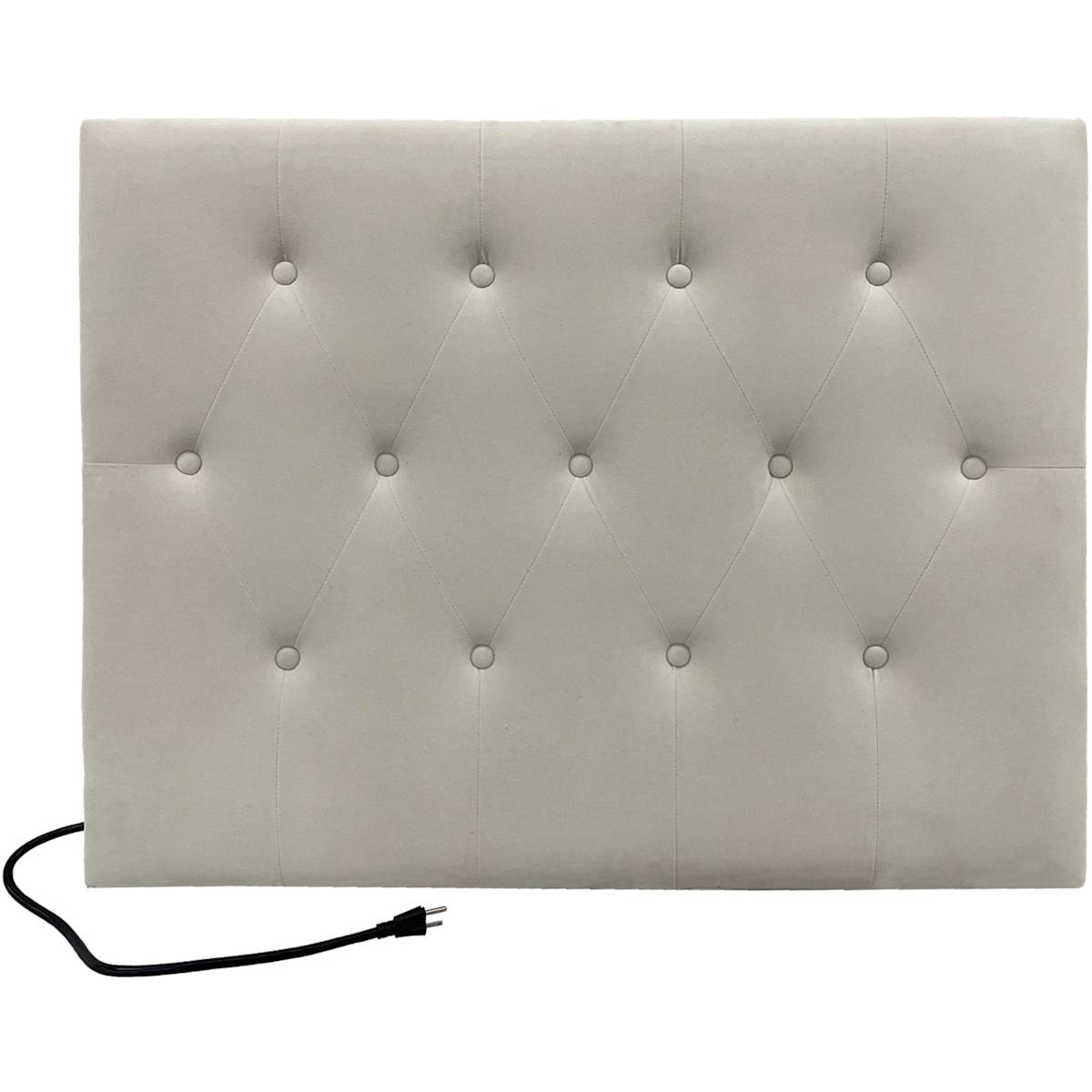 At Home Paige Dorm Headboard Cream