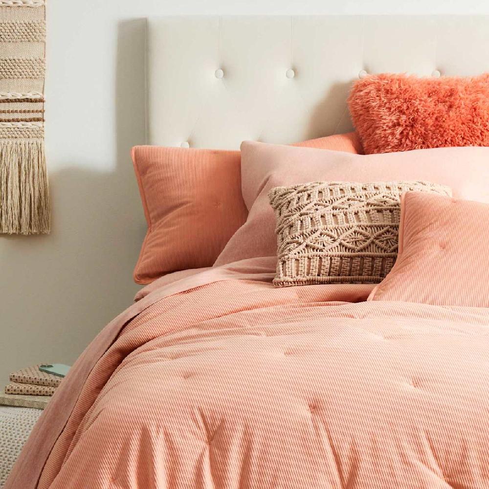 At Home Paige Dorm Headboard Cream