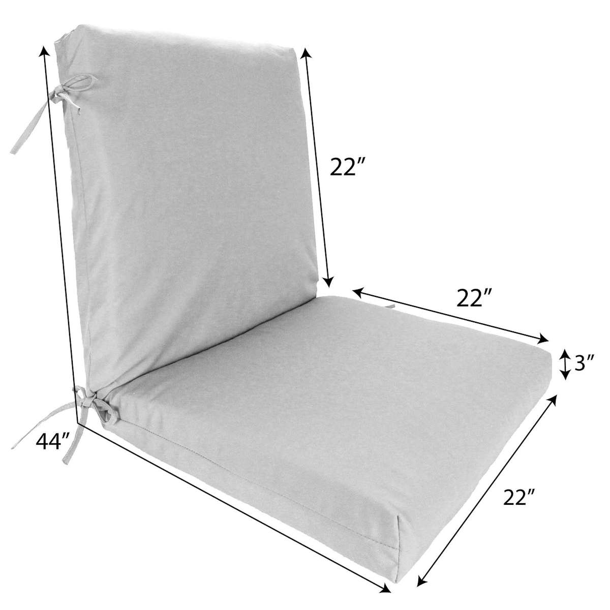 At Home Paisley Chili Hinged Outdoor Cushion