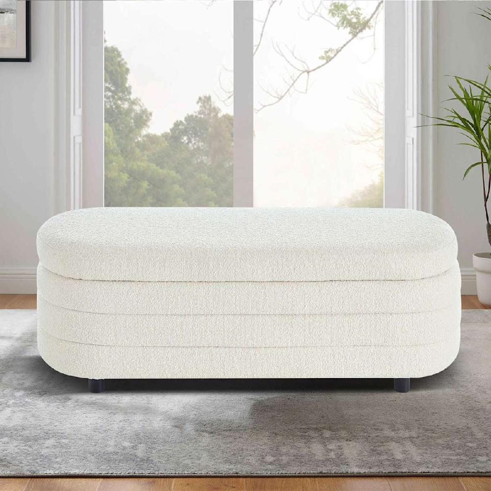 At Home Pax Storage Bench Cream