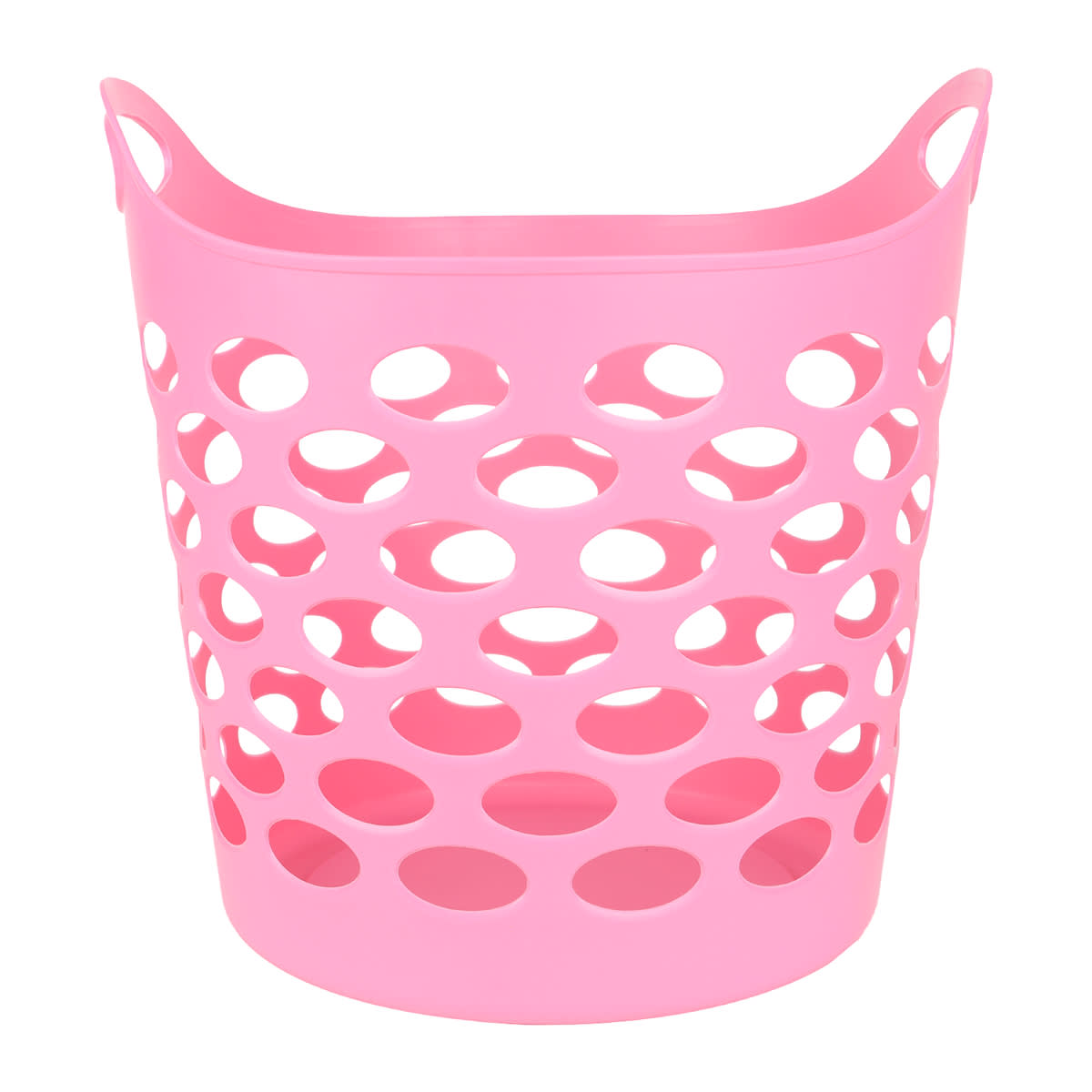 At Home Pink Flexible Laundry Hamper 30l
