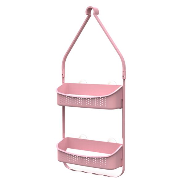 at home Pink Shower Caddy