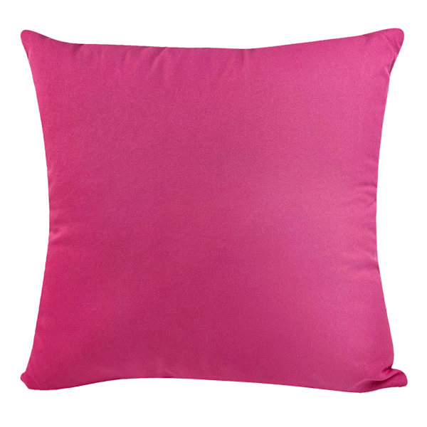 at home Pink Throw Pillow 18"