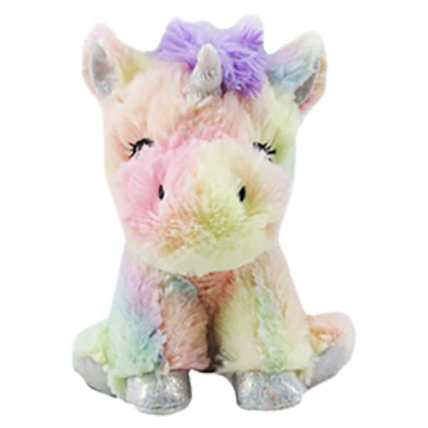 at home Plush Multicolor Unicorn 7.5 Inch