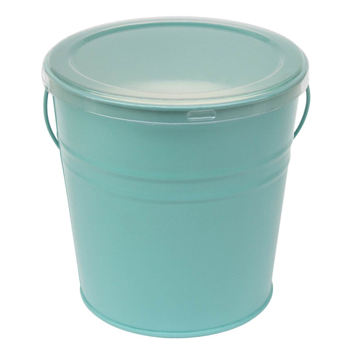 At Home Pool Blue Bucket Citronella Candle 12oz