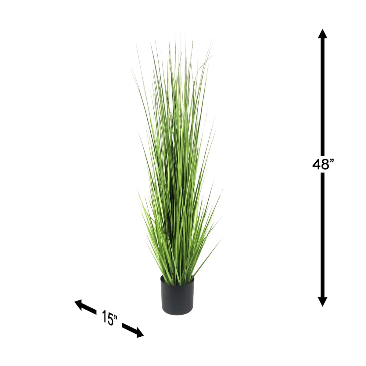 At Home Potted Artificial Grass 4'