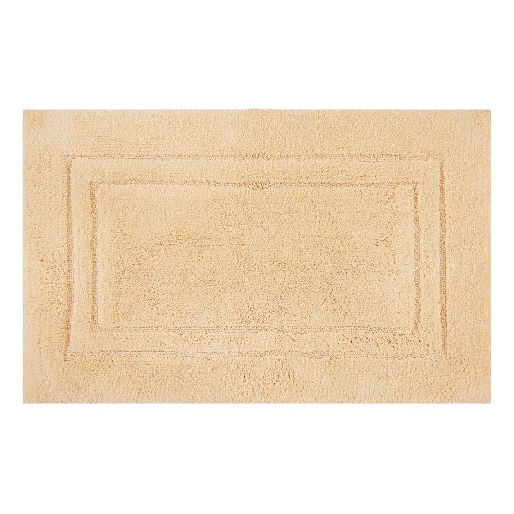 At Home Racetrack Yellow Bath Rug 20x30