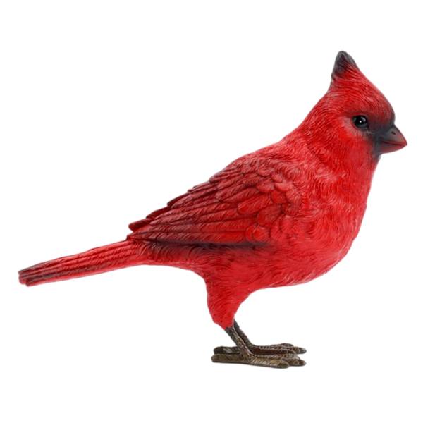 at home Red Cardinal Outdoor Garden Statue 5.7"