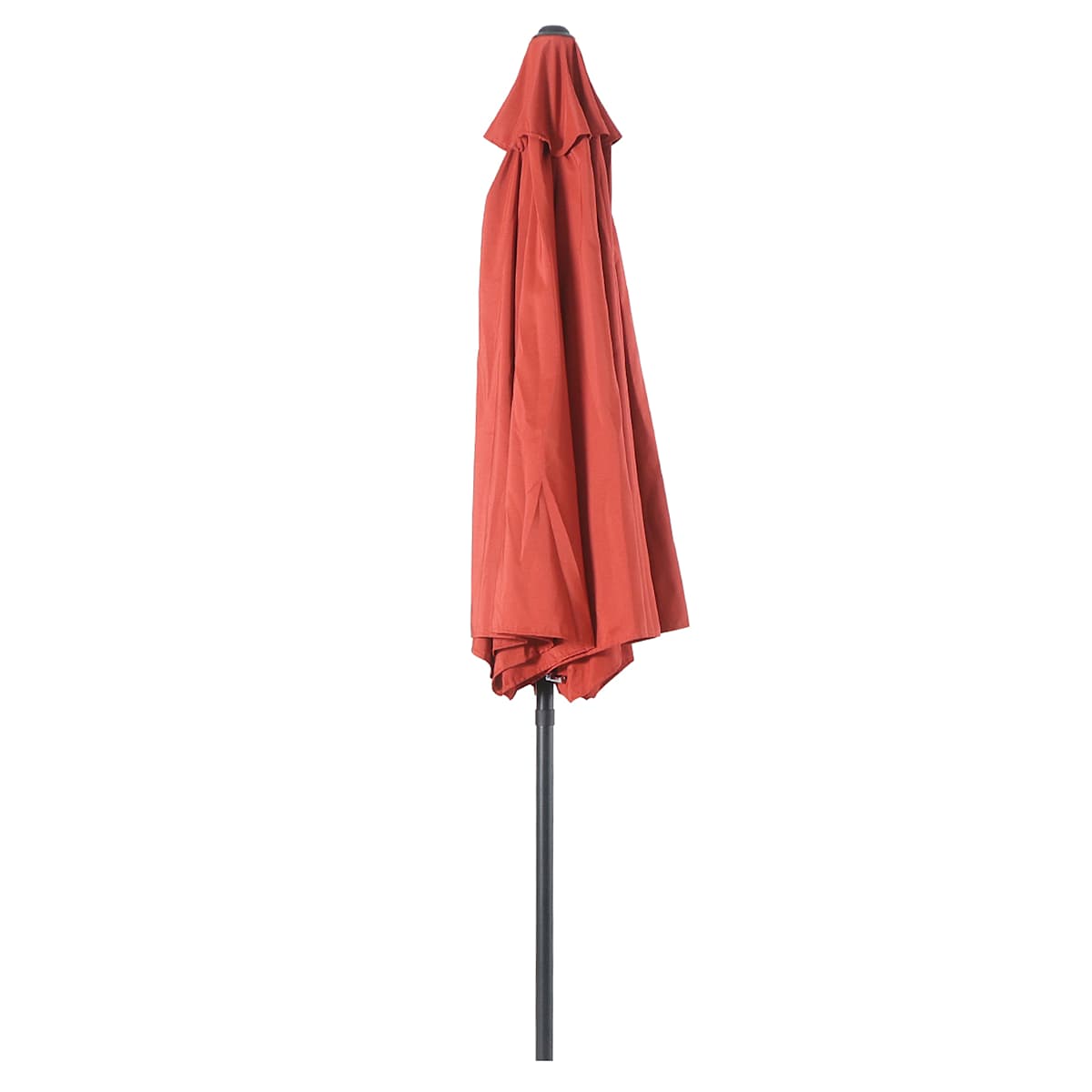 At Home Red Crank & Tilt Round Patio Umbrella 9'